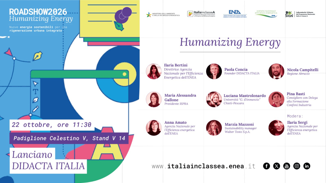 Il Roadshow Humanizing Energy fa tappa a Didacta Italia